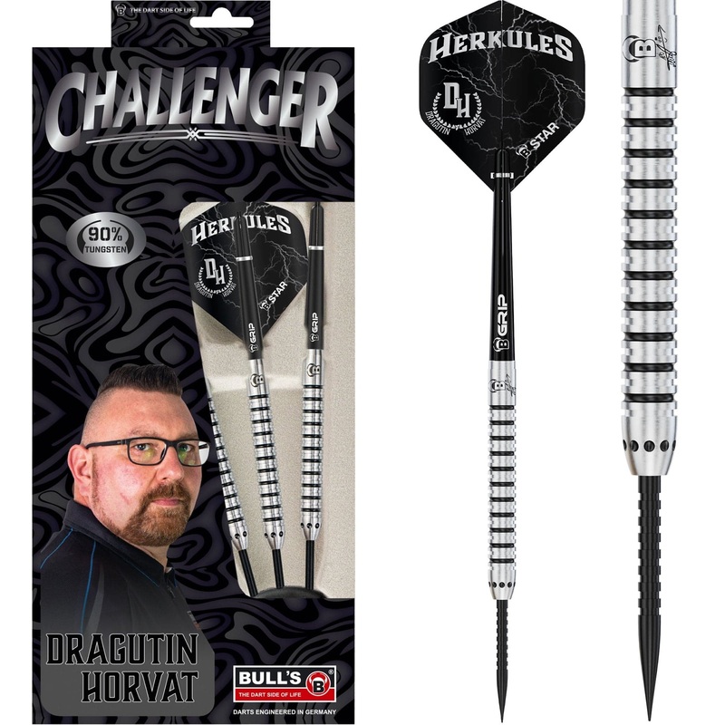 BULL’S Challenger Darts – Steel Tip – Dragutin Horvat – 21g 21g