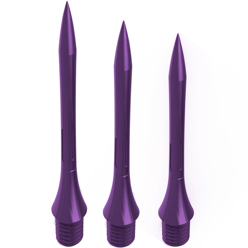 *Caliburn Bamboo Smooth Conversion Points – Screw In – Soft Tip to Steel Tip – Purple 28mm