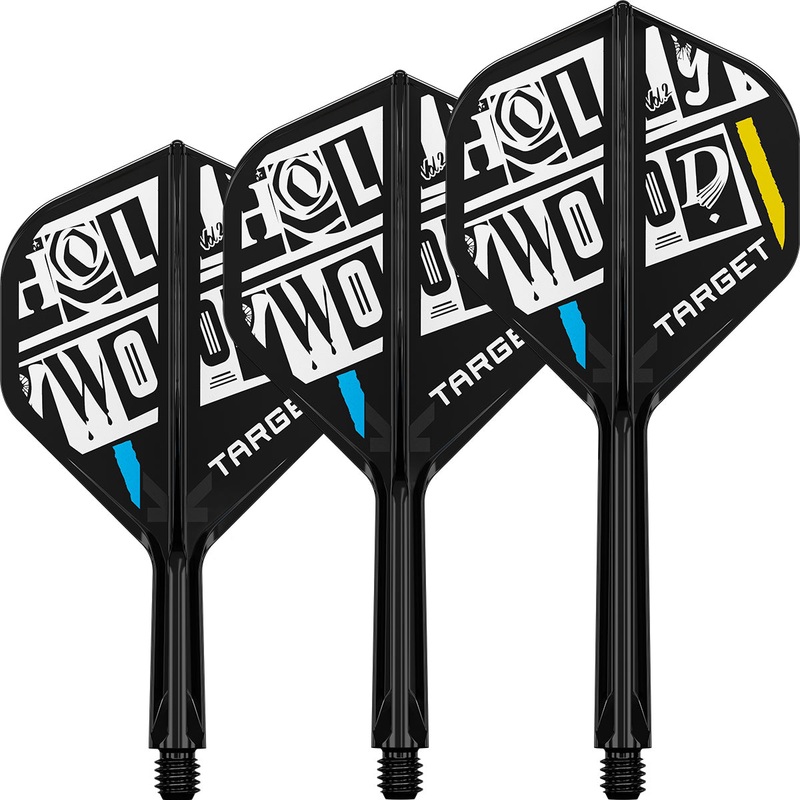 Chris Dobey No2 K-Flex One Piece Dart Flights by Target Short