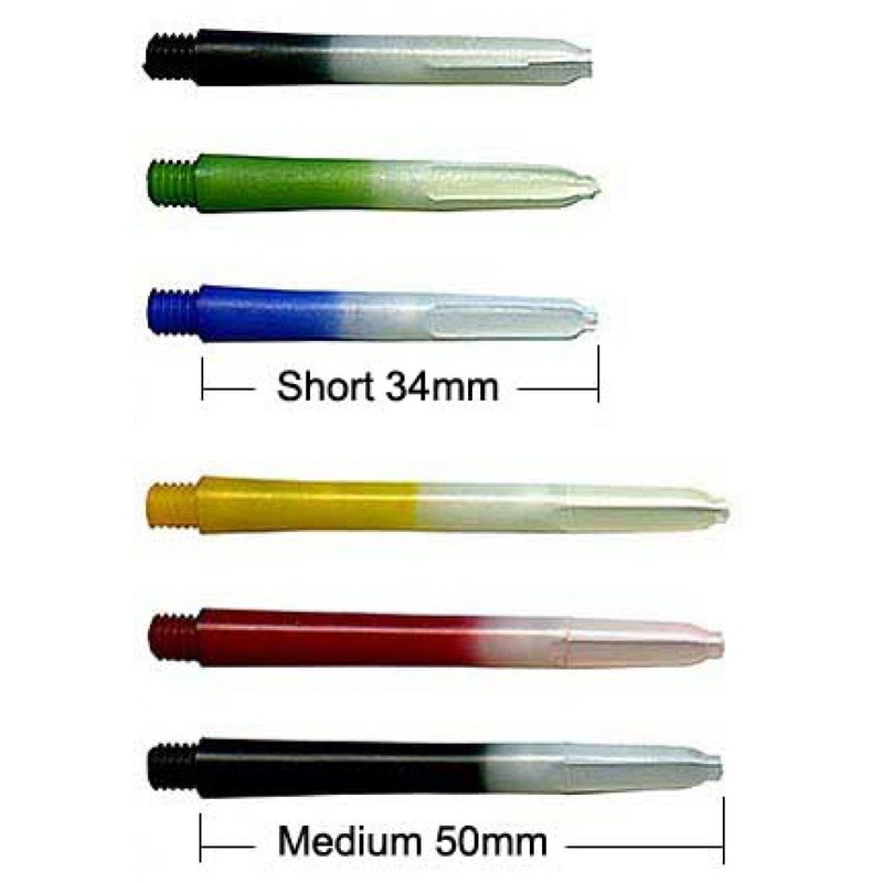 Deadeye Duotone Dart Shafts Black Medium – 50mm