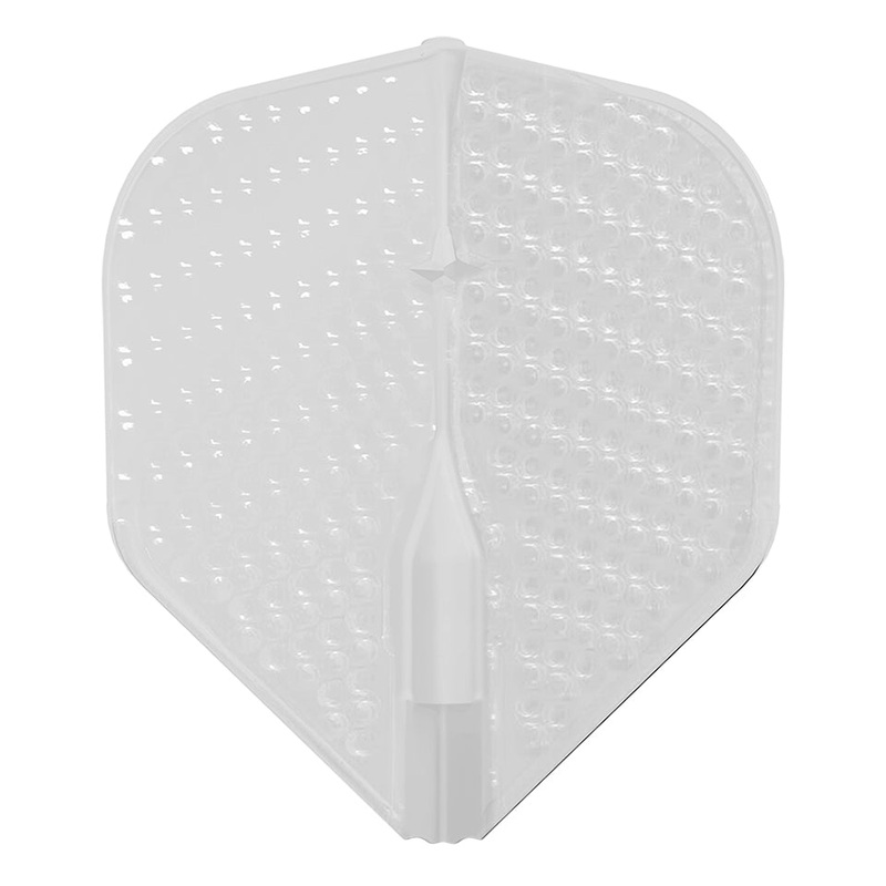L-Style EZ Dimple Dart Flights – L1 / Standard White