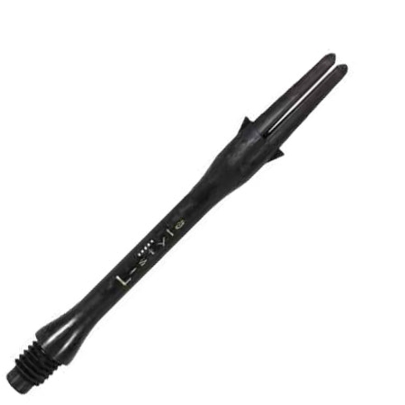 L-Style L-Shaft Carbon Locked Slim Dart Shafts – 370 Medium Plus Black