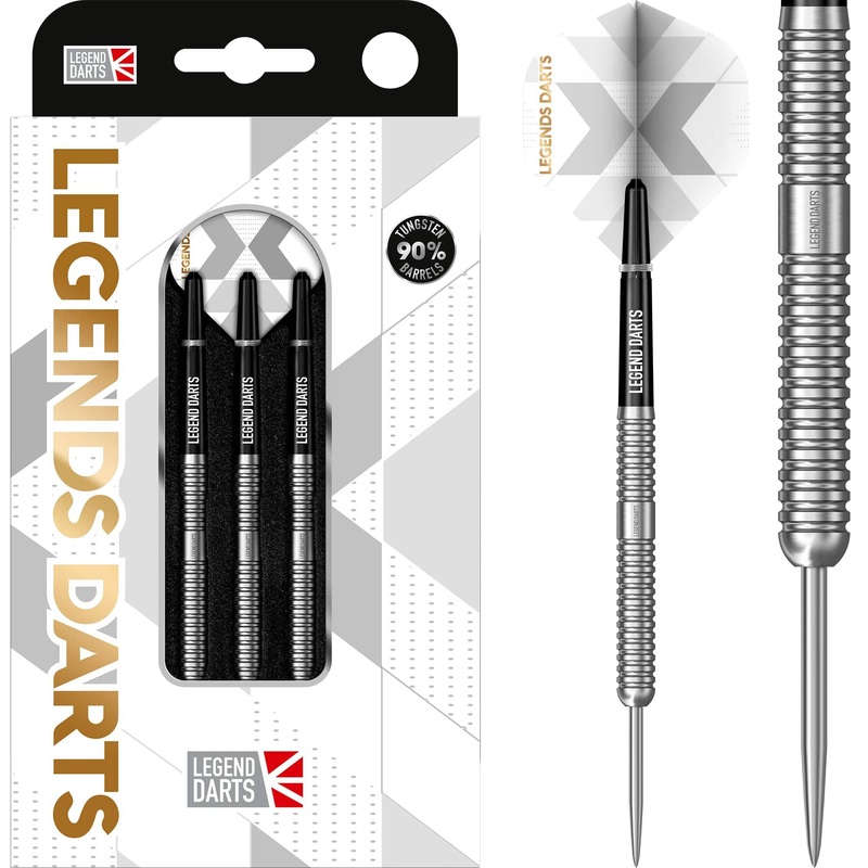 Legend Darts – Steel Tip – 90% Tungsten – Pro Series – V19 – Ringed 22g