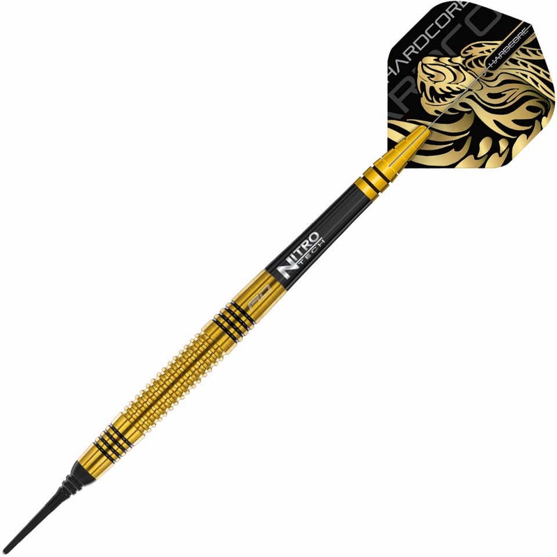 Red Dragon Jonny Clayton GoldSoft Tip Darts – 18gm
