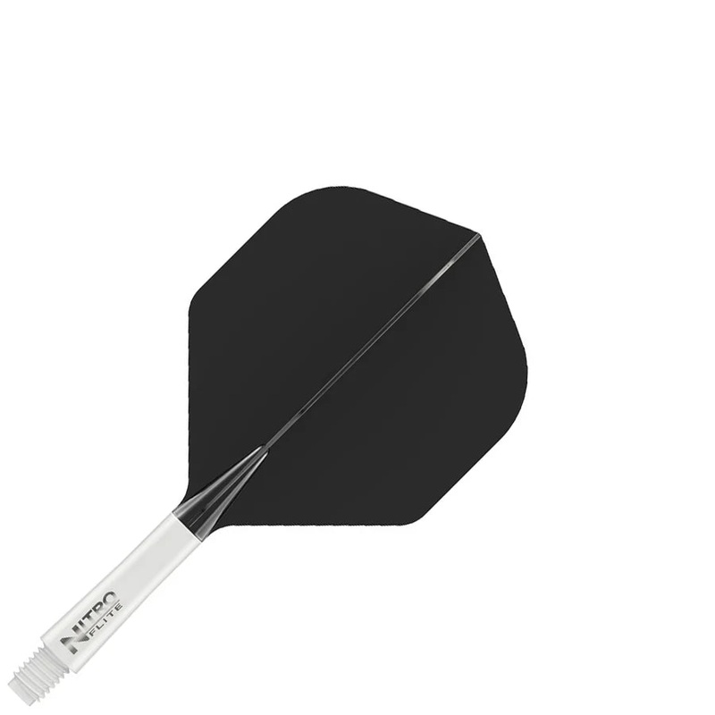 Red Dragon Nitro Flite Integrated Flight and Shaft System – No2 Short White & Black White and Black Short (22mm in length excluding thread) No. 2