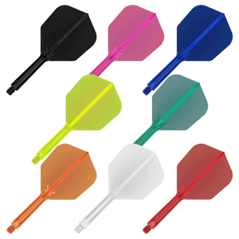 Target Darts K-Flex Flight System No6 Black Short
