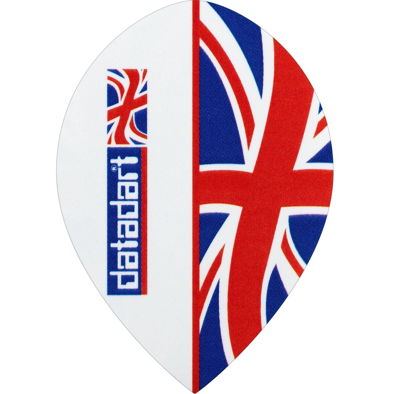 *Datadart Metronic Dart Flights – No2 – Pear – Union Jack