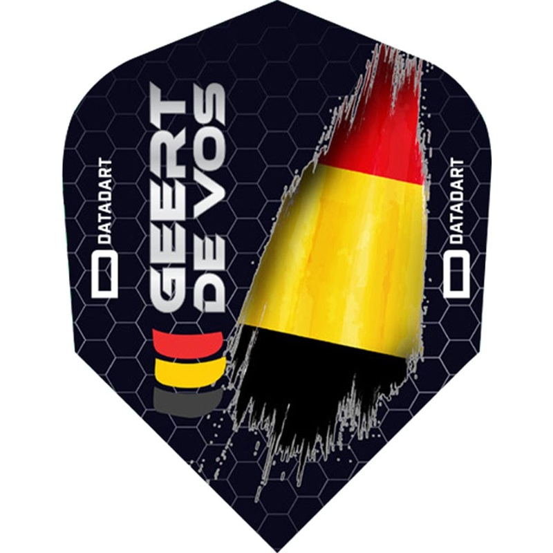 Datadart Player Dart Flights – 100 Micron – No6 – Std – Geert De Vos