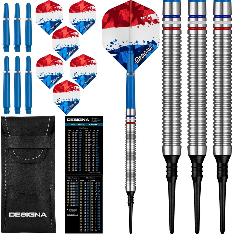 *Designa Patriot-X Darts – Soft Tip – Holland 20g