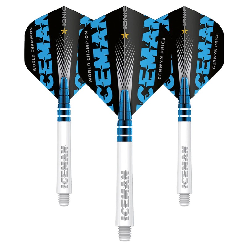 Gerwyn Price World Champion Nitro Ionic & Hardcore Combo White by Red Dragon – 2 Sets