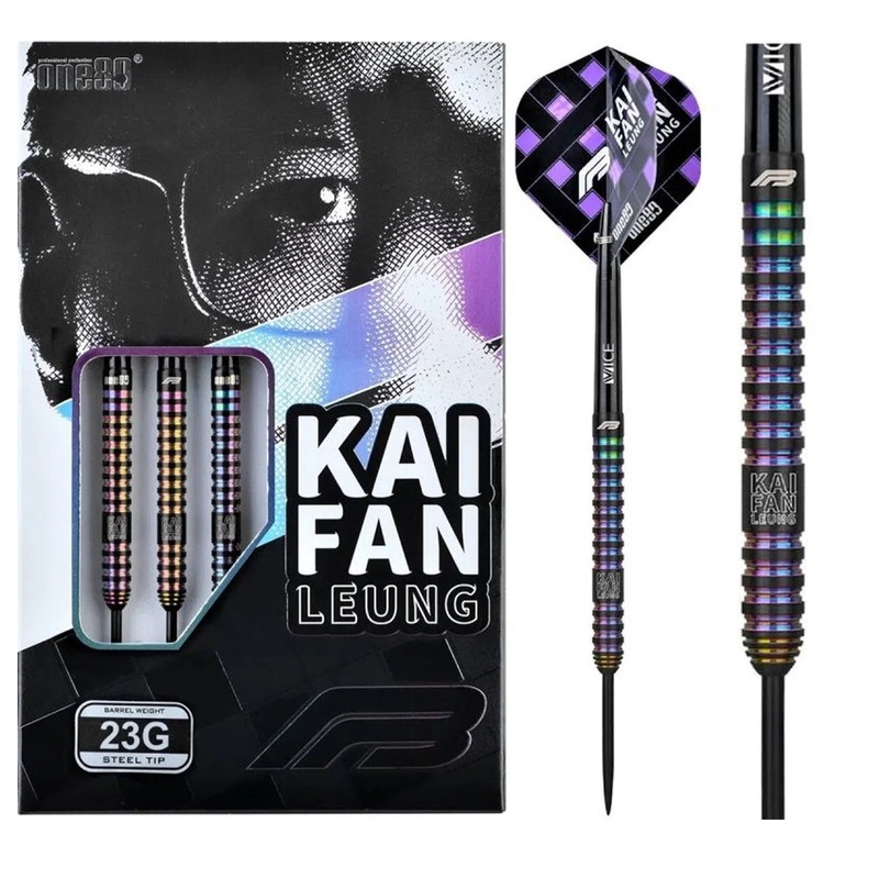 One80 FB Kai Fan Leung V2 90% Tungsten Steel Tip Darts 22 GRAM