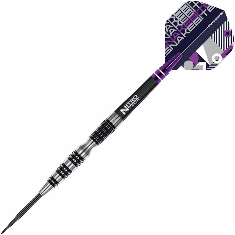 Red Dragon Peter Wright Black Racer Steel Tip Darts – 24gm