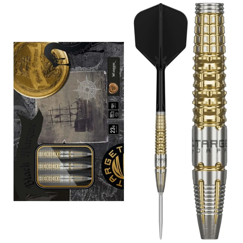 Target Japan Black Marque Warrior SP 90% Tungsten Steel Tip Darts 23 GRAM