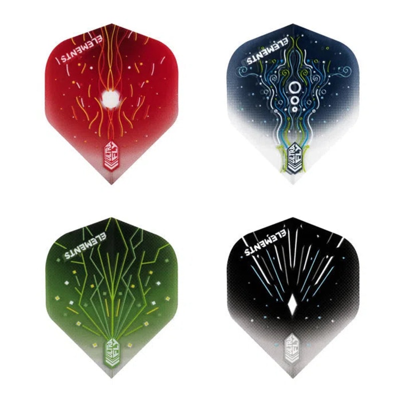 Unicorn Ultrafly Elements Big Wing Dart Flights Firestorm
