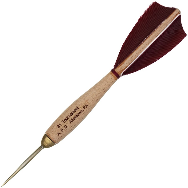American Pro Dart Woody Steel Tip Darts – 13.5gm Dark Red (4 Sets)