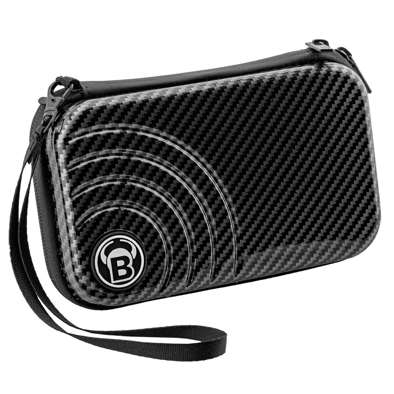 BULL’S Orbis Dart Case – Strong ABS Material – XL – Carbon – Grey