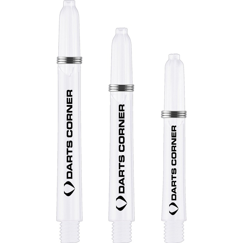 *Darts Corner Polycarbonate Shafts – Dart Stems – Clear Medium