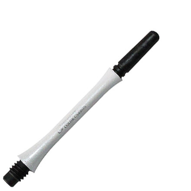 Fit Flight Carbon Slim Spinning Dart Shafts – Super Medium #6 (35.0mm) White