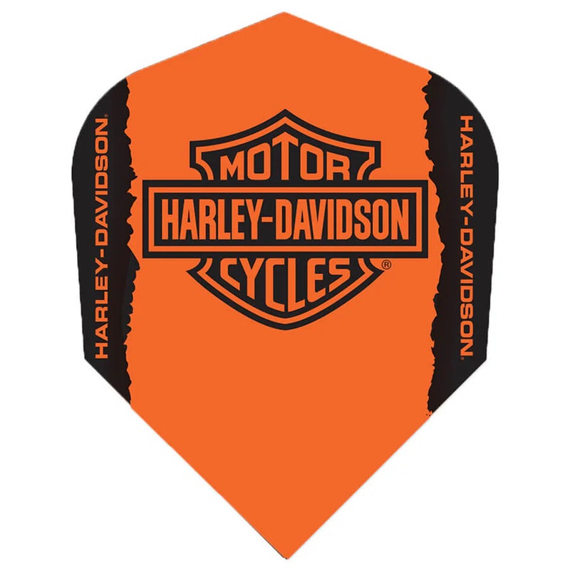 Harley-Davidson Ripped Fin Dart Flights – Shape Shape 100 Micron Polymer