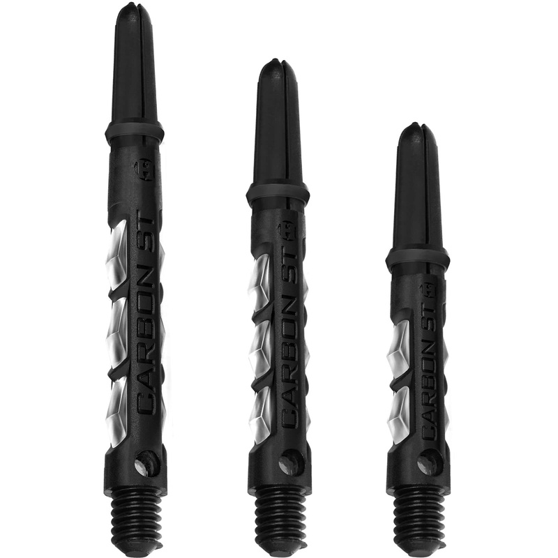 Harrows Carbon ST Shafts – Dart Stems – Black & Clear Medium