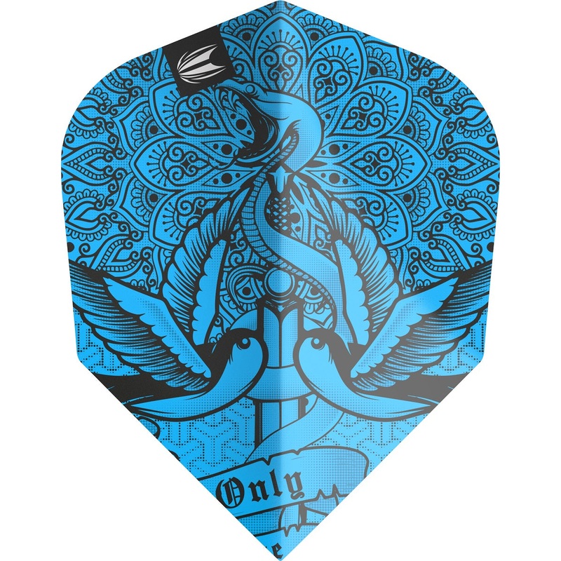 Ink Pro.Ultra Blue No6 Dart Flights By Target