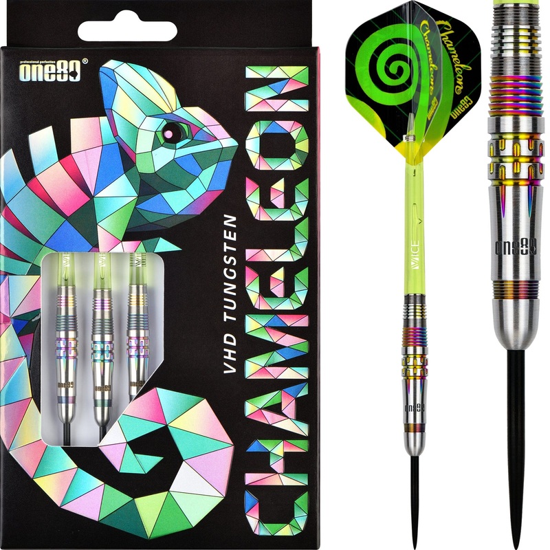 *One80 Chameleon Darts – Steel Tip – Aquamarine 22g