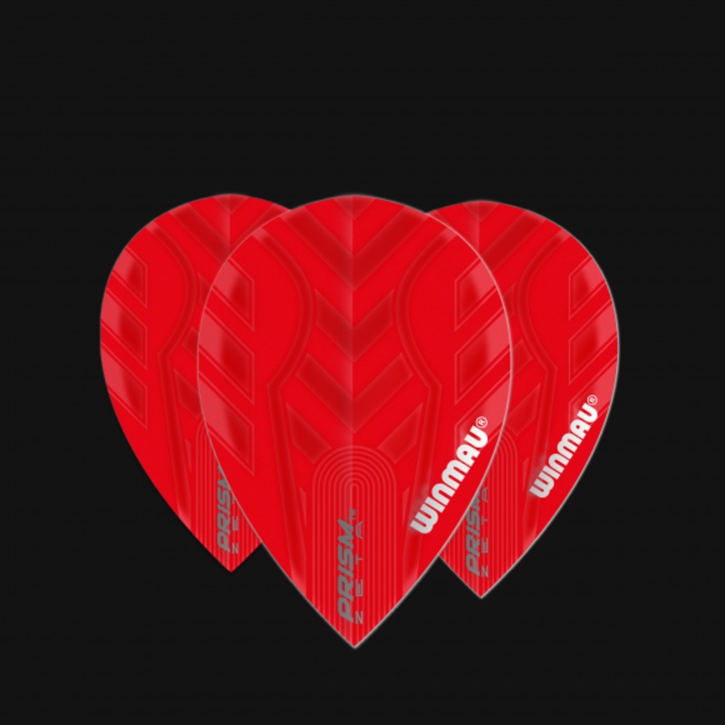 Prism Zeta Red Pear Pear 100 Micron Poly metronic extra thick