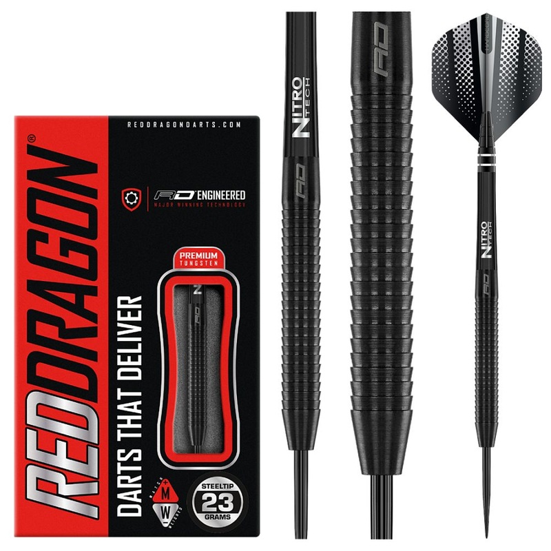 Red Dragon Razor Edge Black Darts 23 grams