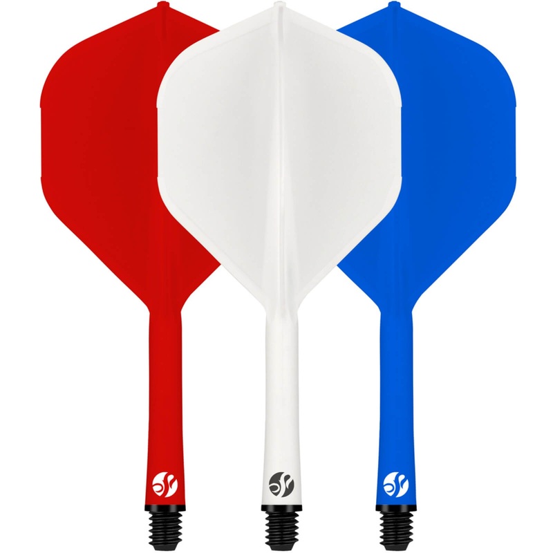 Shot – Flight Deck Tricolour – Standard Dart Flights – Integrated Flight & Shaft System Short (19.2mm)