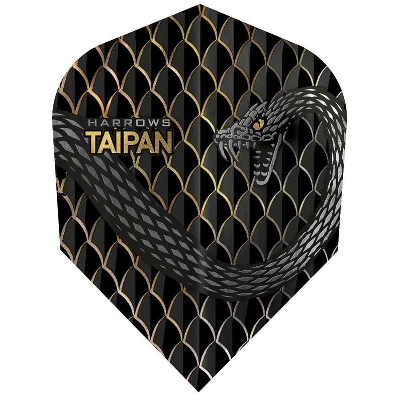 Taipan Gold Standard Dart Flights By Harrows Gold