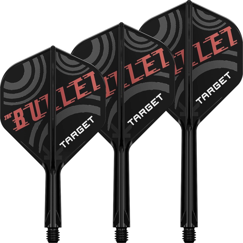 Target – K-Flex Stephen Bunting – Big Wing Dart Flights – Integrated Flight & Shaft System Short (19mm)