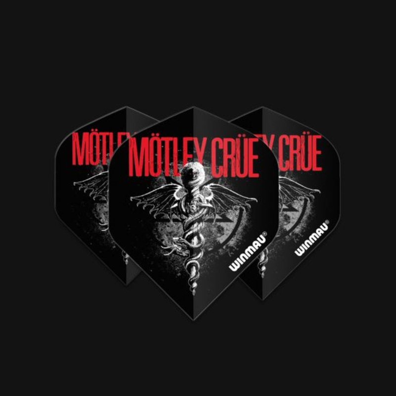 Winmau Rock Legends Motley Crue Feelgood Standard 100 Micron Poly metronic extra thick