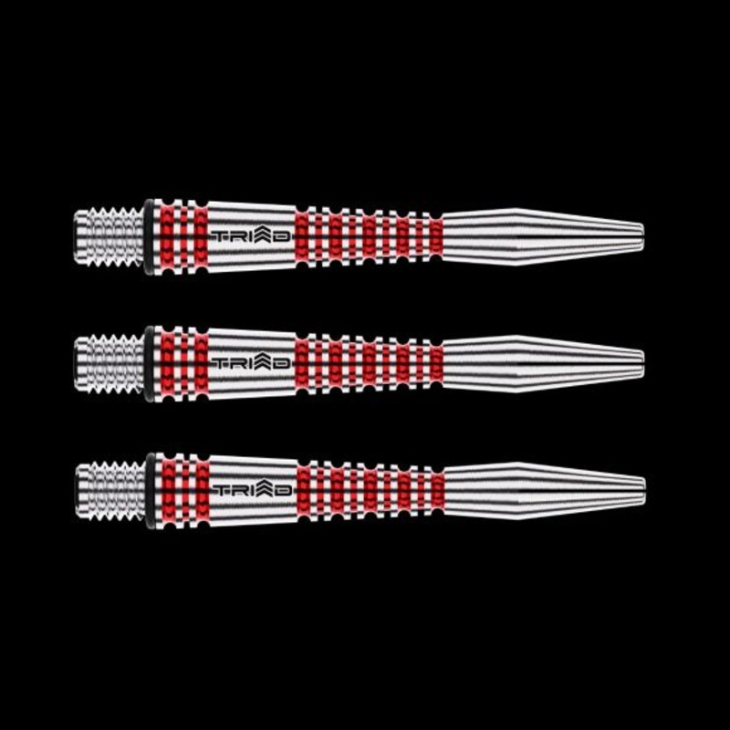 Winmau Triad RX Aluminium Red Short Shafts Aluminium Short (35mm in length excluding thread) Red