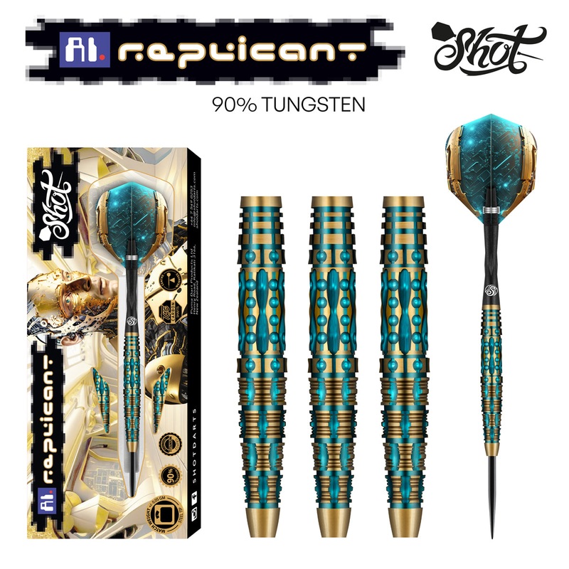 AI Replicant 90% Tungsten Steel Tip Darts by Shot 23 Gram