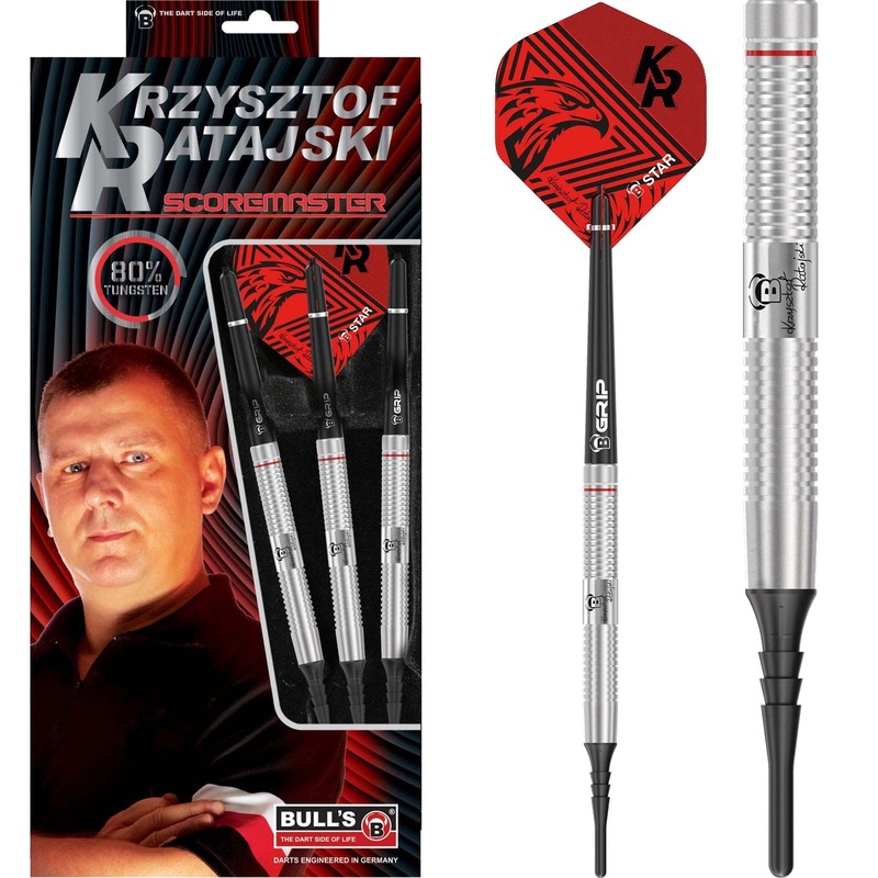 BULL’S Krzysztof Ratajski Darts – Soft Tip – The Polish Eagle – Scoremaster 18g