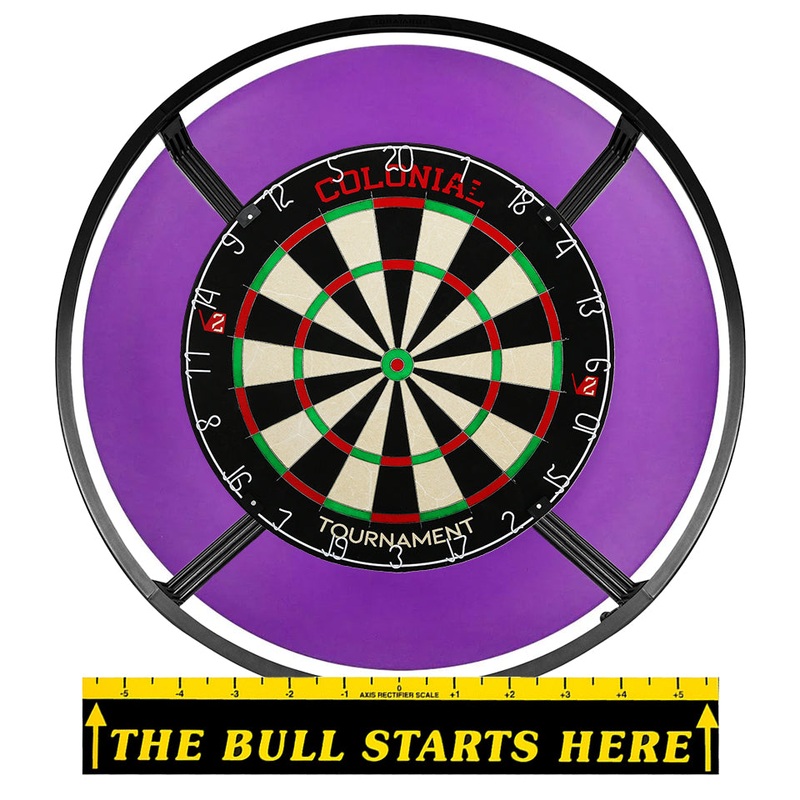Colonial Steel Tip Dartboard Bundle – Purple