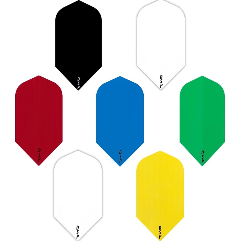 *Dart Flights – Poly Plain Original – Slim Black