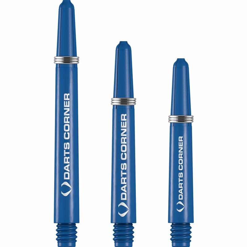 Darts Corner Nylon Dart Shafts – VALUE PACK – 5 Sets – Blue Medium
