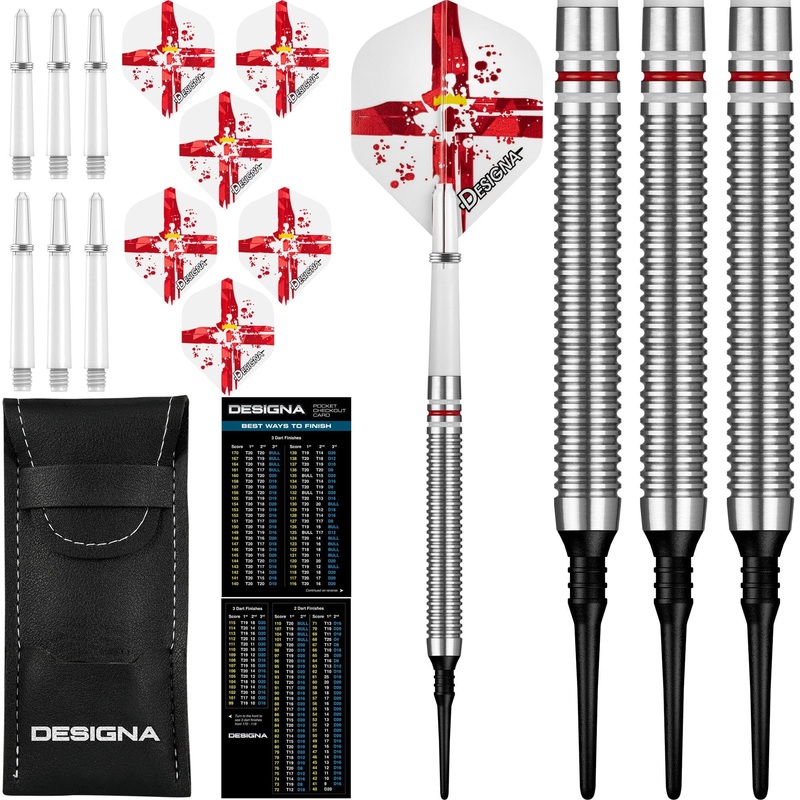 *Designa Patriot-X Darts – Soft Tip – Northern Ireland 20g