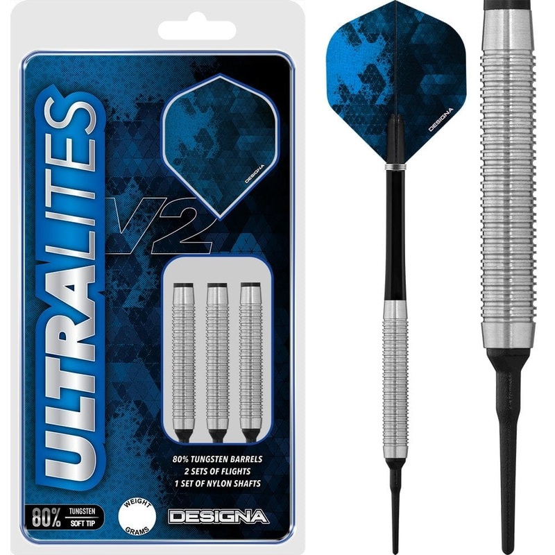Designa Ultralites V2 Darts – Soft Tip – M3 15g