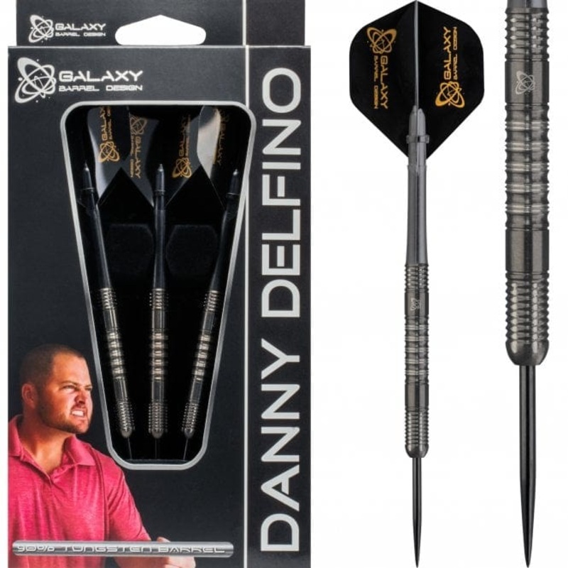 *Galaxy Danny Delfino Darts – Steel Tip – Del – Black – 22g 22g