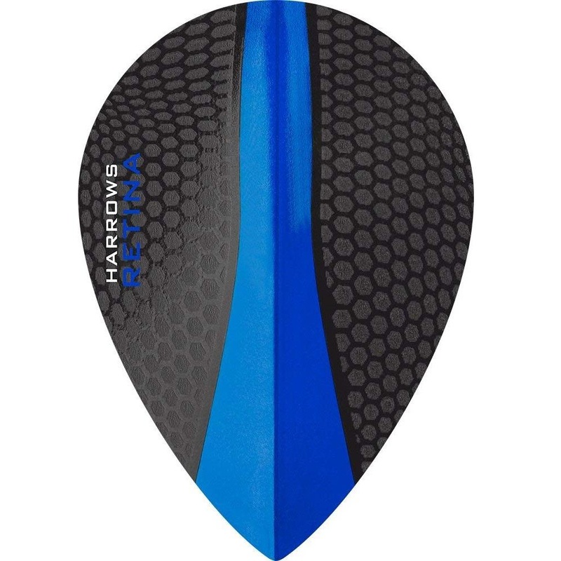 Harrows Retina Pear Dark Blue Dart Flights Dark Blue