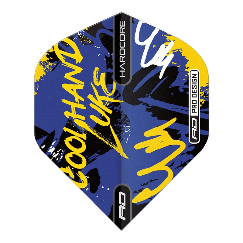 Luke Humphries Graffiti Hardcore Standard Dart Flights No2 Standard