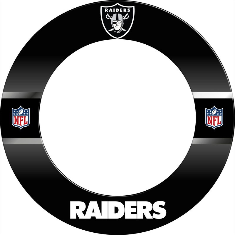 NFL – Dartboard Surround – Official Licensed – Las Vegas Raiders