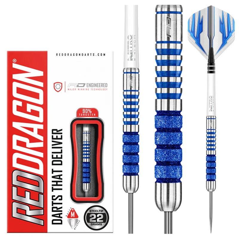 Red Dragon Colin Lloyd Element 90% Tungsten Steel Tip Darts 22 GRAM
