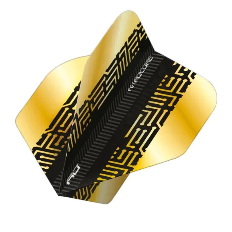 Red Dragon Hardcore Premium Gold & Black Maze Flights