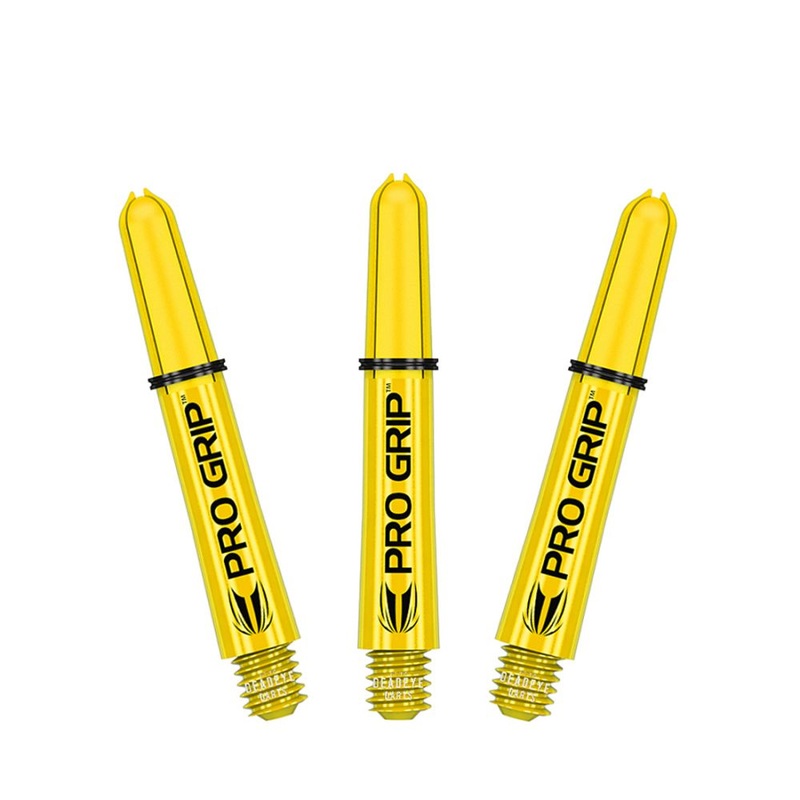 Target Pro Grip  Dart Shafts Yellow Short – 34.5mm