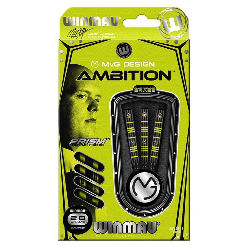 Winmau Michael Van Gerwen Ambition Soft Tip Darts 20 grams