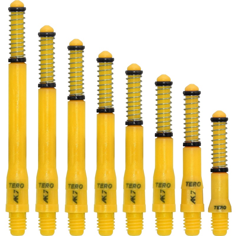 Cuesoul – Dart Shafts – Tero Flight System – AK7 – Standard – Set of 4 – Yellow Cuesoul 25mm