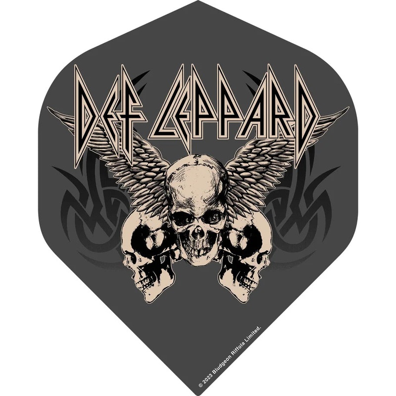Def Leppard Official Licensed Dart Flights – 100 Micron – No2 – Standard – Skulls with Wings Standard 100 Micron Strong and durable 100 micron material